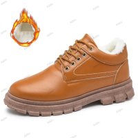 Мъжки зимни ежедневни обувки в стил Martin Boots ®, Британски стил, 2цвята - 023, снимка 5 - Ежедневни обувки - 39177255