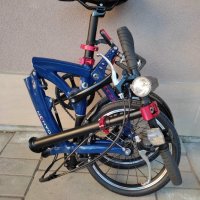 Продавам колела внос от Германия алуминиев тройно сгъваем велосипед DAHON EEZZ D3, снимка 2 - Велосипеди - 35230675