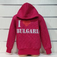 Нов детски суичър с трансферен печат I LOVE BULGARIA, снимка 1 - Детски анцузи и суичери - 32034555