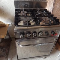 Комбинирана професионална готварска печка на ток и газ, снимка 5 - Обзавеждане на кухня - 40203723