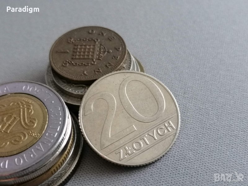 Монета - Полша - 20 злоти | 1990г., снимка 1