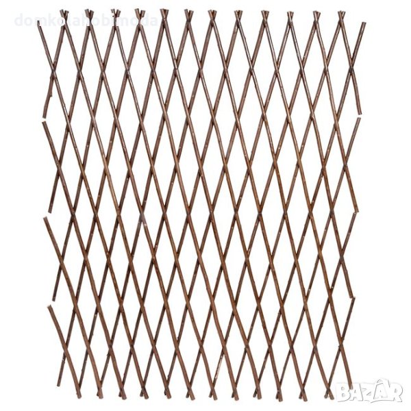 Сгъваема дървена ограда от върба 2х1 метър, снимка 1
