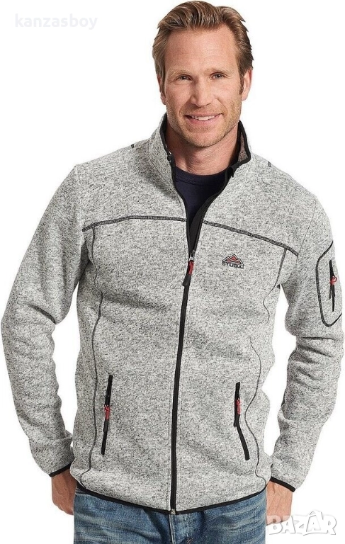 Stubai Strickfleece-Jacke - мъжко поларено горнище ХЛ КАТО НОВО , снимка 1