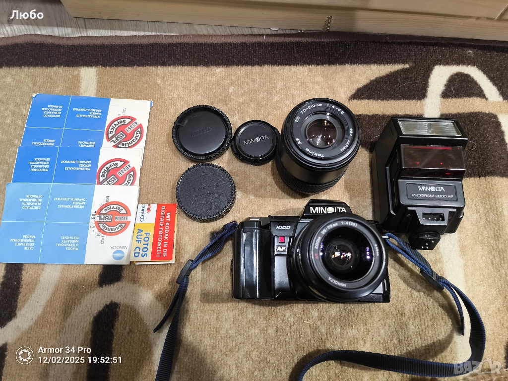 Фотоапарат Minolta 7000, снимка 1