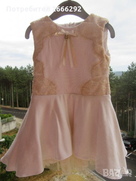 Детска рокля с тюл BUTTERSCOTCH / шаферка, снимка 1