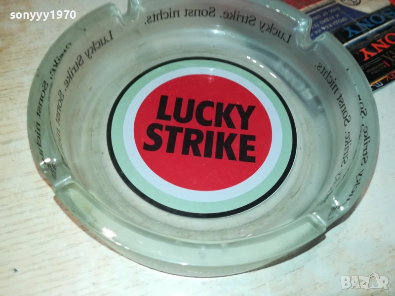 LUCKY STRIKE-ГОЛЯМ ПЕПЕЛНИК ВНОС GERMANY 1910251900, снимка 1