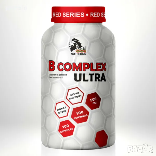 Mega! B COMPLEX ULTRA + Оротова киселина 100 caps, снимка 1