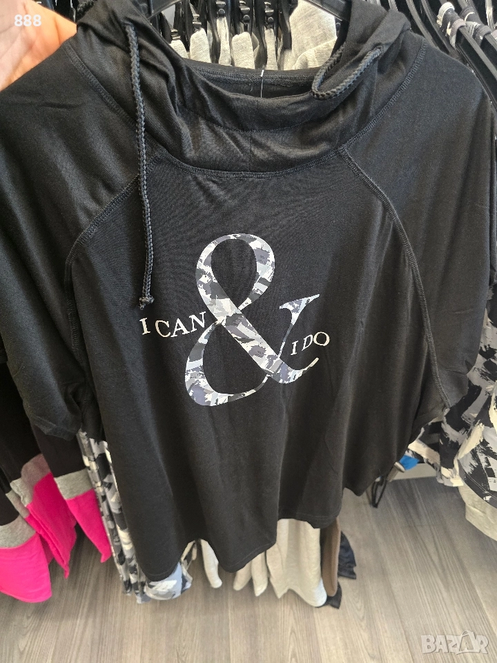 дамски блузи тениски с качулка, снимка 1