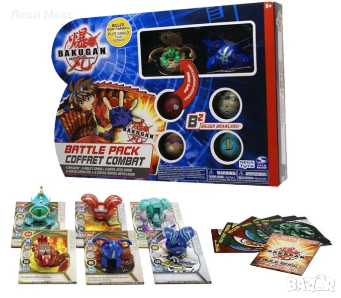 Играчка Бакуган Битка, комплект от 6 бойци, снимка 1