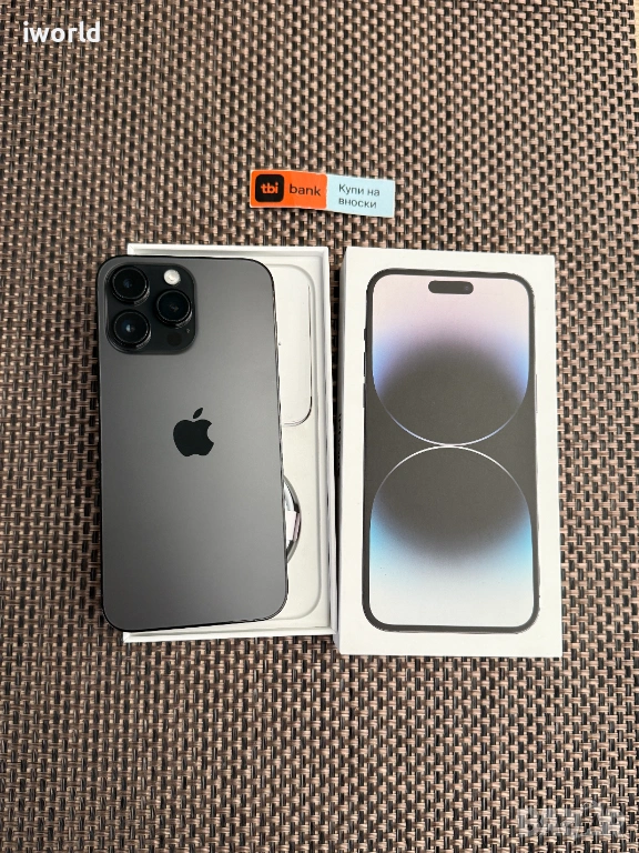 iPhone 14 Pro MAX ❗️Лизинг от16Е/мес ❗️ Space Black ❗️ черен 128Gb 📛 , снимка 1