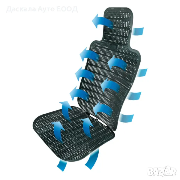 Универсална дишаща подложка за седалка, пластмасова масажираща основа, против изпотяване, снимка 1