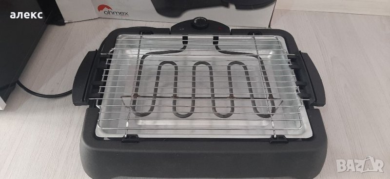 Ohmex OHM-GRIL-1801 - Правоъгълна електрическа скара за барбекю, снимка 1