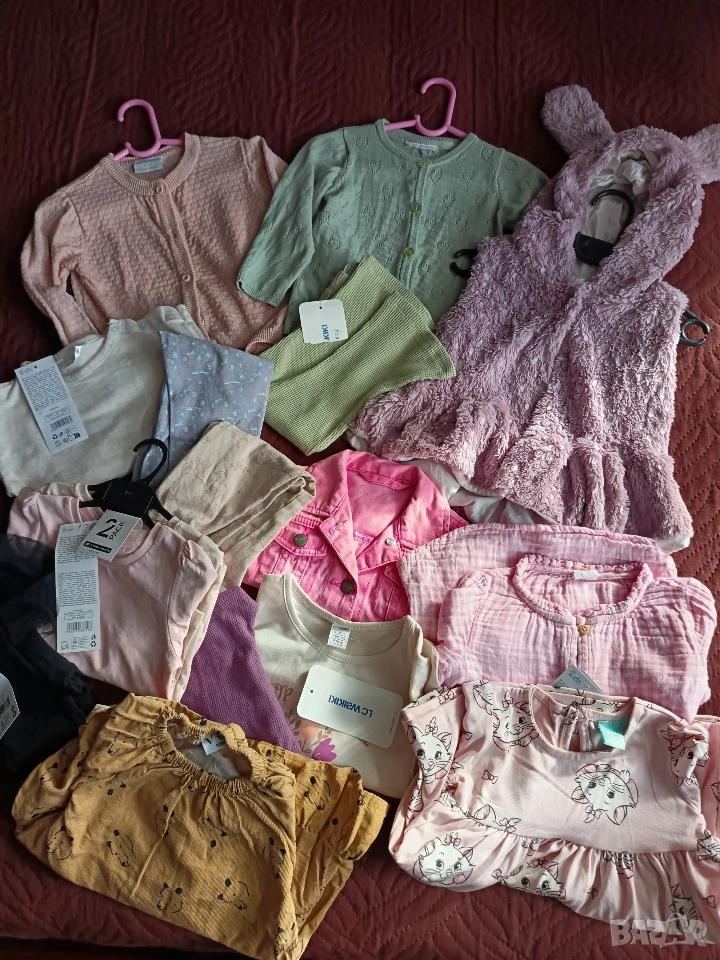 Голям лот за момиче р. 9-12м.80 , снимка 1