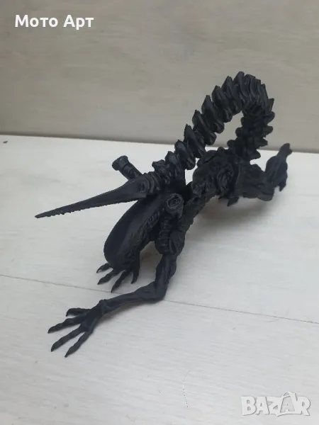 Пришелеца Алиен Alien Xenomorph 3D Принт Фигура Декорация Филм, снимка 1