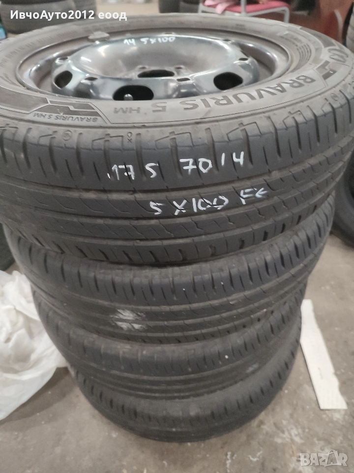Метални джанти 14 5x100 seat skoda Volkswagen , снимка 1