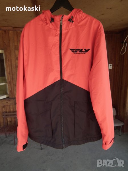 Fly Racing леко яке с качулка, снимка 1