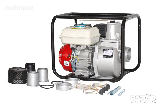Бензинова Водна помпа Greenyard за поливане и отводняване 3 цола - 4.8 kw - 6.5 hp, снимка 1