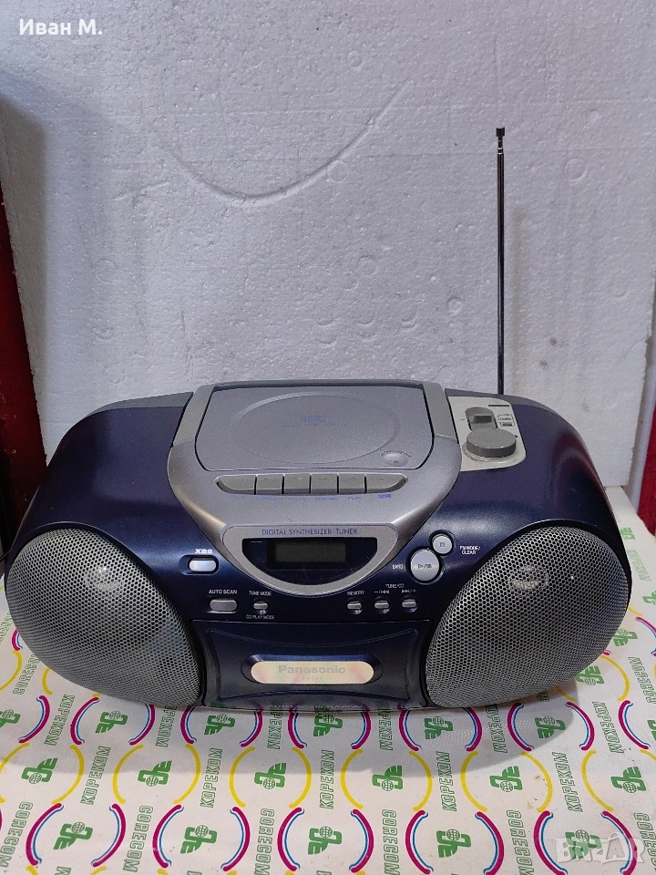 Радиокасетофон със CD Panasonic , снимка 1