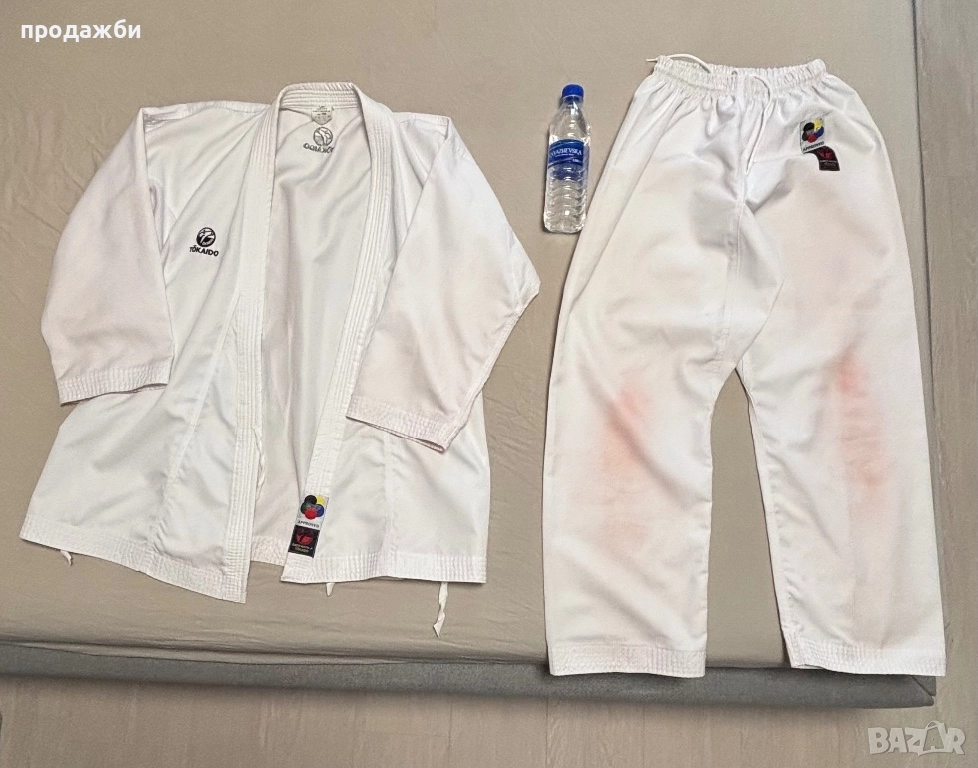 КАРАТЕ КИМОНО ТОКАЙДО kumite master JR– БЯЛО, снимка 1