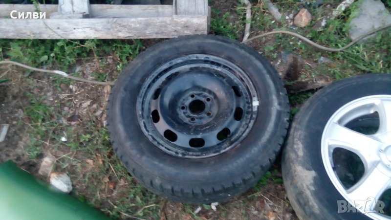 Стоманена истинска резервна джанта с гума за Фолксваген 15ка 5х100 57мм от Vw Golf 4 Bora VAG, снимка 1