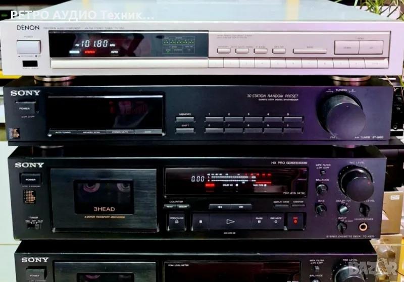 Висок клас AM/FM цифров стерео тунер DENON, 
mod. TU-660

, снимка 1