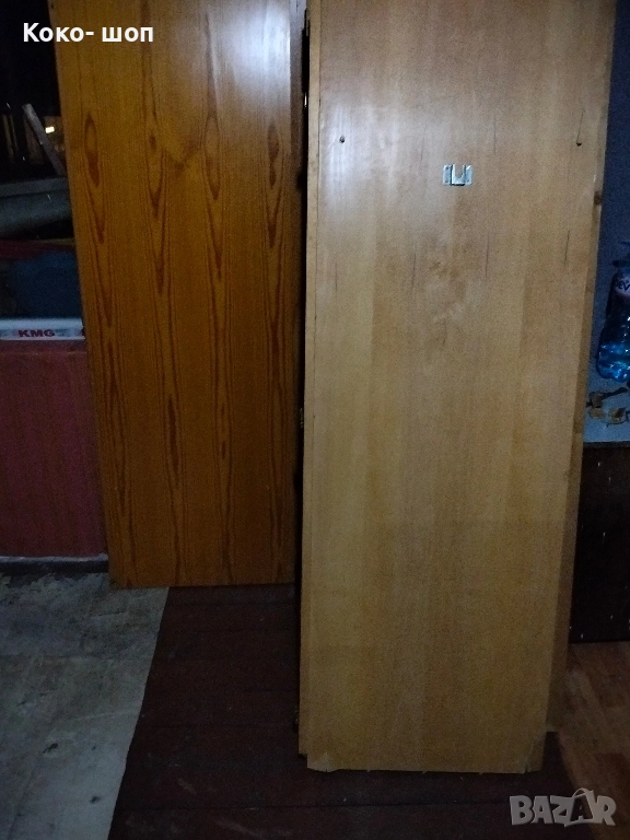 атрактивен 3крилен дървен Гардероб идр., снимка 1
