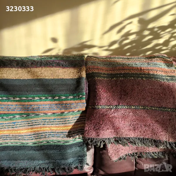 Черги стари тъкани 2 бр., снимка 1