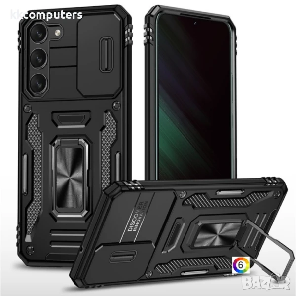 Samsung Galaxy S25 5G Удароустойчив Ring Holder Калъф и Протектор, снимка 1