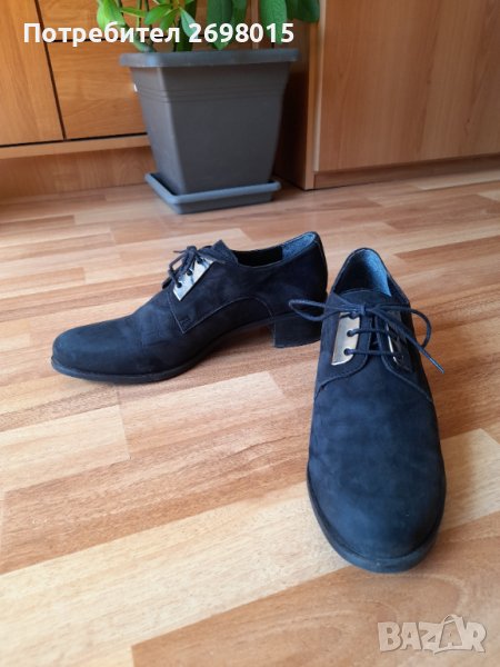 Черни елегантни обувки номер 38, снимка 1