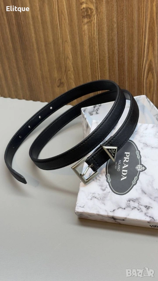 колани от естествена кожа в кутия prada, снимка 1