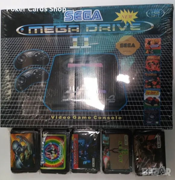 SEGA MEGA DRIVE 2 # Игрова Конзола Пакет с 10 Дискети / Игри, снимка 1