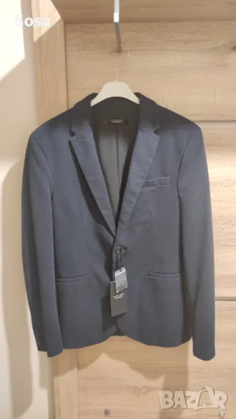 сако Zara, тъмносинъо, размер S, снимка 1