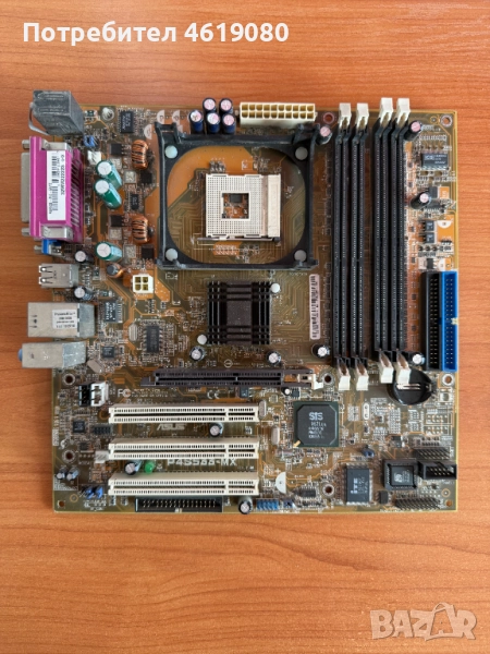 Дънна платка ASUS P4S533-MX – Socket 478, DDR, AGP, снимка 1