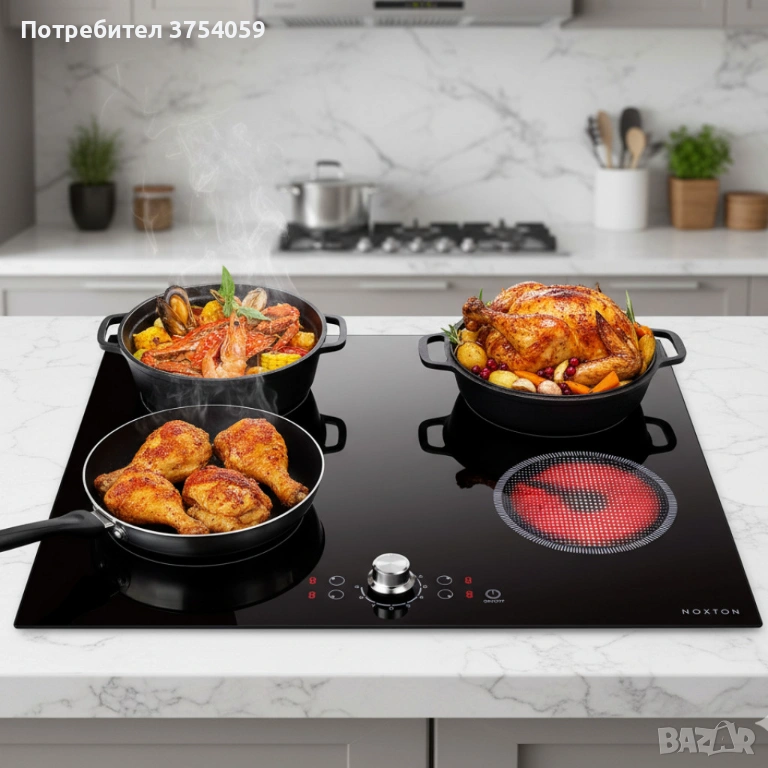  Стъклокерамичният плот NOXTON NTC-D46082, снимка 1