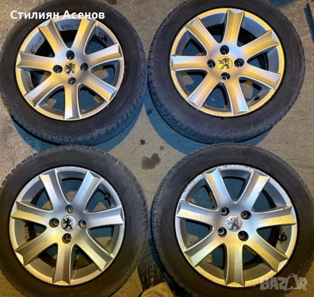 16 ки със зимнигуми 4х108 /195.55.16, снимка 1