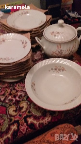 Голям нов ретро сервиз за хранене, снимка 1