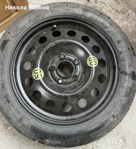 Резервна гума за БМВ 135/80/17 цола Тип Патерица, снимка 1