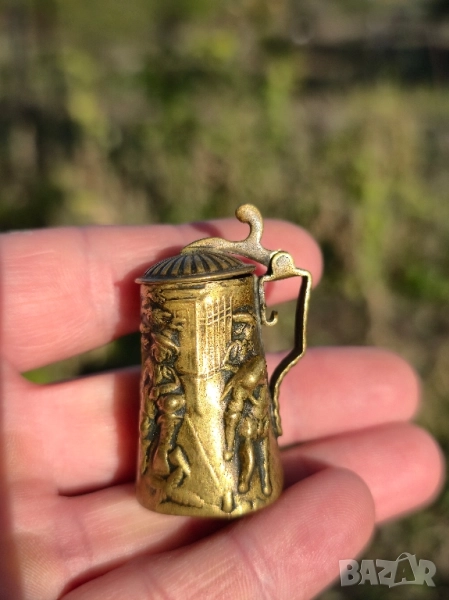 Винтидж Антична шевна ролетна, метална хама, снимка 1