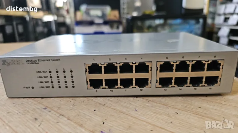 16 портов Суич ZyXEL ES116P 16 port 10/100 unmanaged, снимка 1