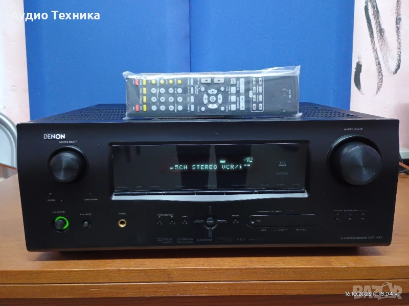 Ресивър (усилвател) DENON AVR-1610. Перфектен! , снимка 1