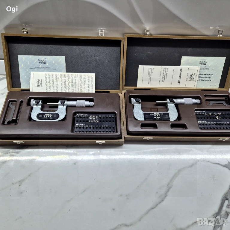 Микрометър резбомер TESA , снимка 1