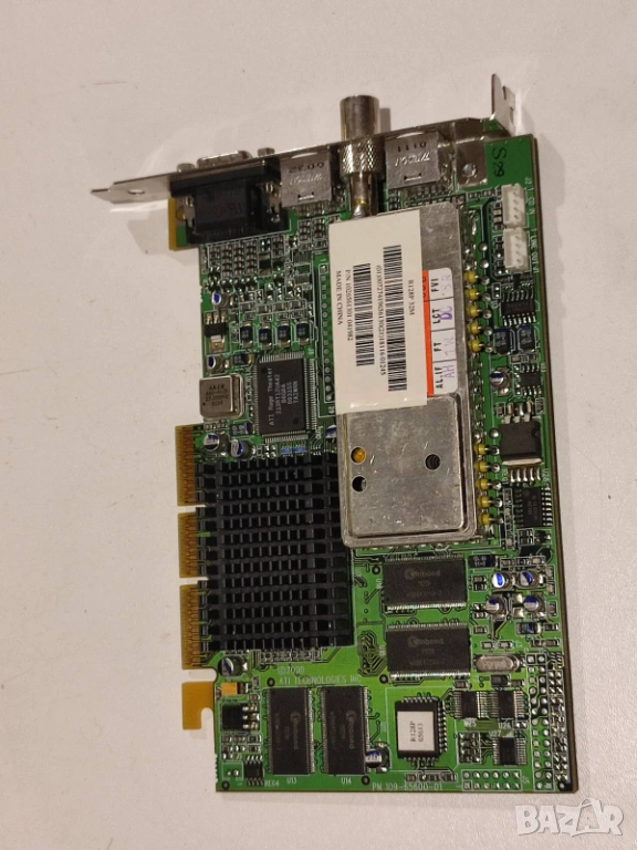 Платка AGP видео карта ATI с тюнер за ретро компютър, снимка 1