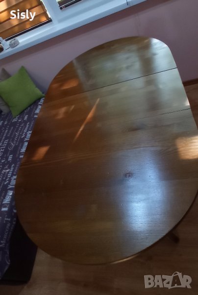 Дървена , трапезна маса , снимка 1