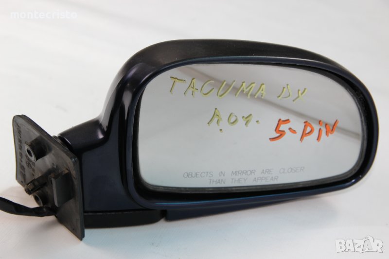 Дясно огледало Chevrolet Tacuma (2001-2008г.) Daewoo Tacuma / Шевролет Такума / 5 пина 🔵Цвят: Син, снимка 1