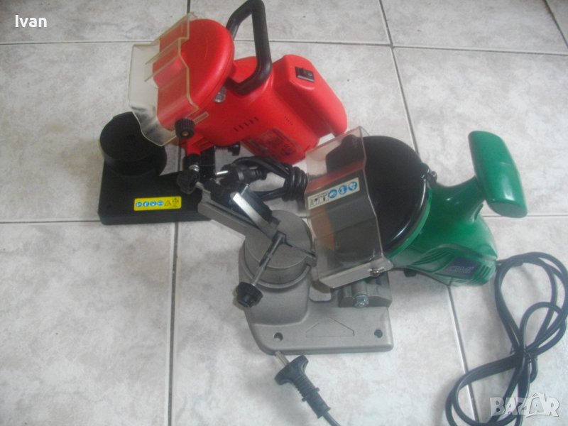 220-180 Вата-Ел.Машина Заточване Вериги-Немска-Професионална-ATIKA-Без Диск/CMI-Нова-Отлична, снимка 1