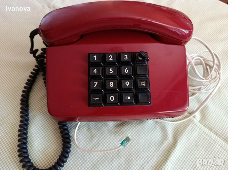Многофункционален стационарен телефон с бутони, снимка 1
