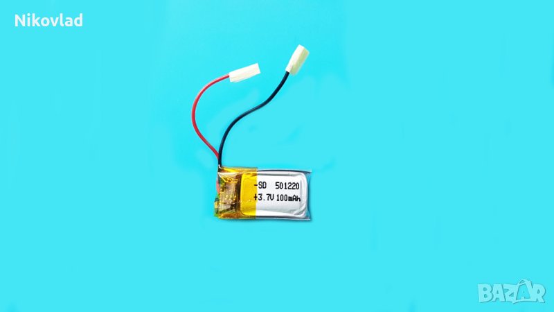 Батерия 3.7V 100 mAh 501220 Li-Polymer, снимка 1
