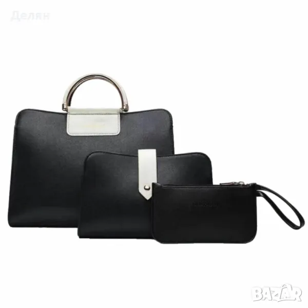 Комплект дамски чанти с модерен дизайн., снимка 1
