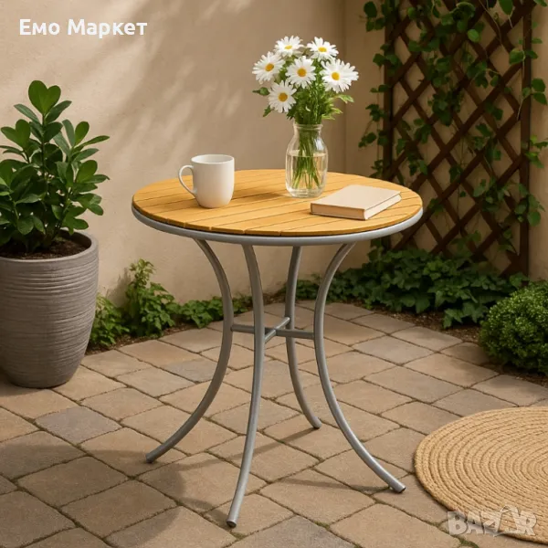 Маса Muhler Bistro Polywood, 70xH72см, снимка 1