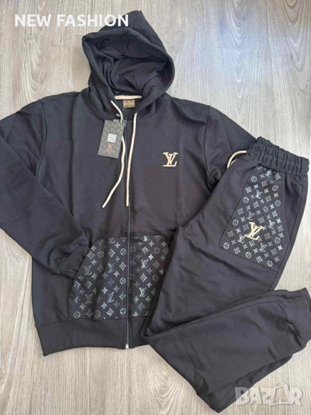 Дамски Памучен Екип - лого Бродирано ✨ Louis Vuitton , снимка 1
